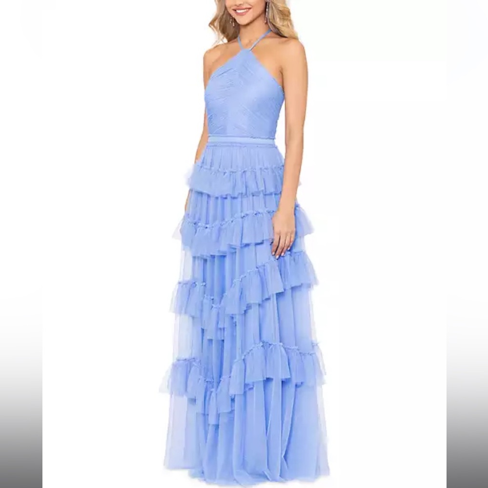 Bloomingdale’s Tulle Tiered Ruffle Gown - 100% Exclusive
